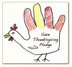 Save Thanksgiving Pledge